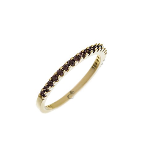 Δαχτυλίδι Γυναικείο σειρέ (μισόβερο) , Χρυσό 14κ από την Facad'oro